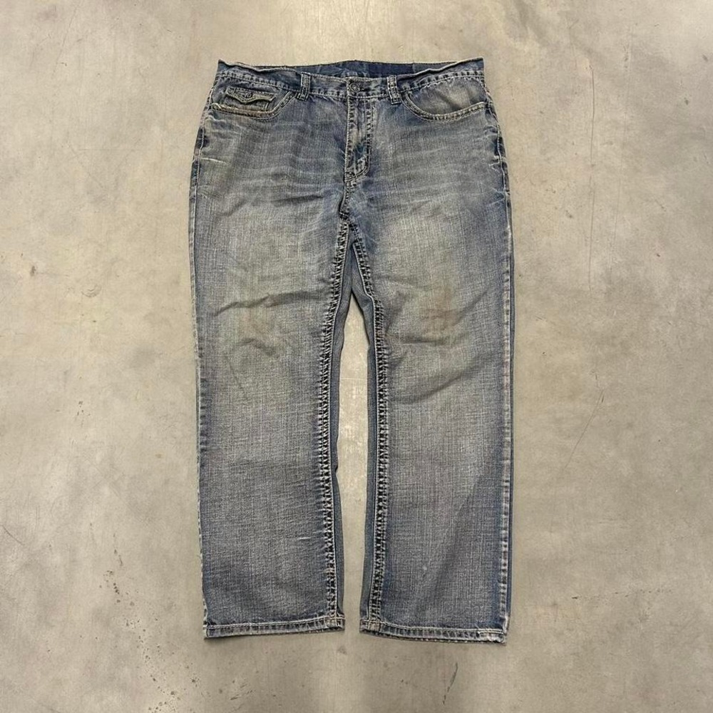 Y2K‎ Axel Dark Wash Flared Bootcut Wide Leg Fall Essential Low Rise Jeans